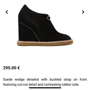 Paloma Barcelo Indo Cliff suede wedges (EU 40)